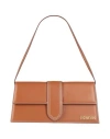 Jacquemus Long Leather Shoulder Bag With Rectangular Shape In Brown