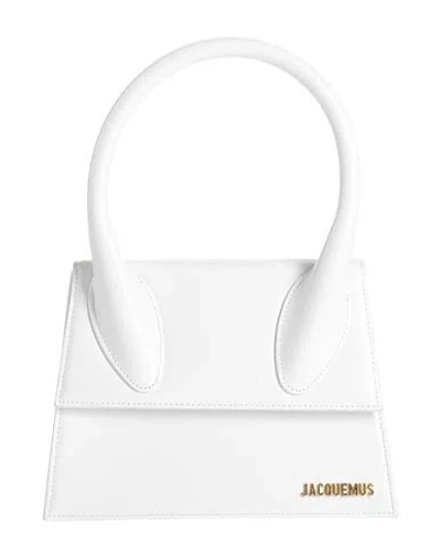 Jacquemus Woman Handbag White Size - Leather