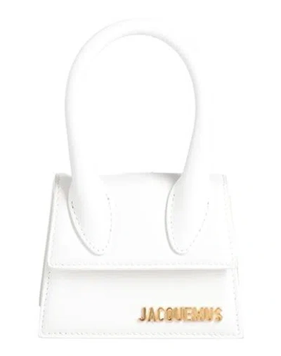 Jacquemus Women Le Grand Chiquito Leather Handbag In White