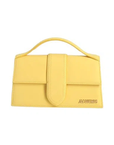Jacquemus Woman Handbag Yellow Size - Leather