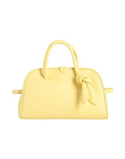 Jacquemus Woman Handbag Yellow Size - Leather
