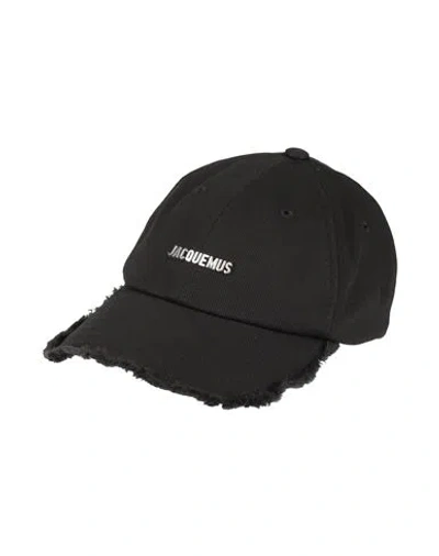 Jacquemus Woman Hat Black Size 7 ⅜ Cotton