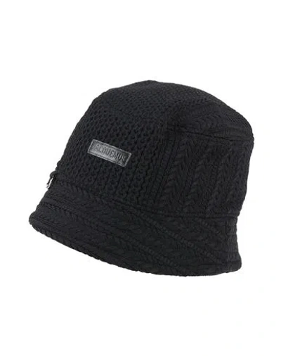 Jacquemus Woman Hat Black Size 7 ⅜ Viscose, Polyamide