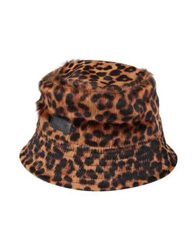 Jacquemus Woman Hat Camel Size 7 ⅜ Cowhide