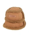 Jacquemus Le Bob Doux Bucket Hat In Brown