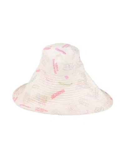 Jacquemus Woman Hat Cream Size 7 ⅛ Cotton In White
