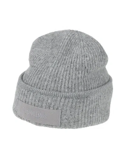 Jacquemus Woman Hat Grey Size Onesize Alpaca Wool, Polyamide, Wool
