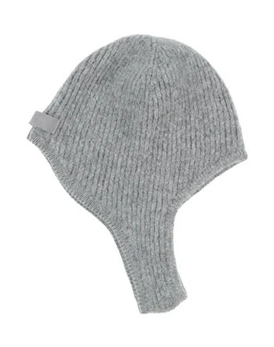 Jacquemus Woman Hat Grey Size Onesize Alpaca Wool, Polyamide, Wool In Gray