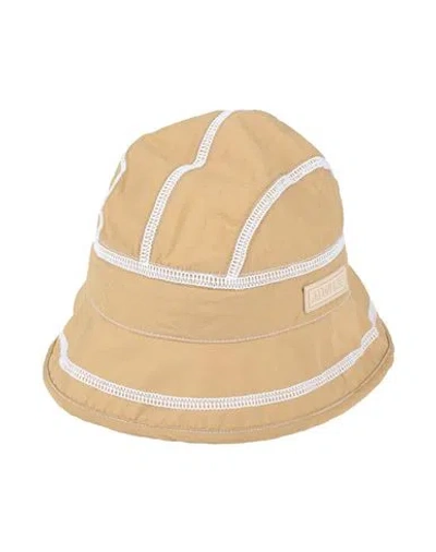 Jacquemus Woman Hat Khaki Size 7 ⅜ Polyamide, Cotton In Neutral