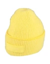 Jacquemus Woman Hat Yellow Size Onesize Alpaca Wool, Polyamide, Wool