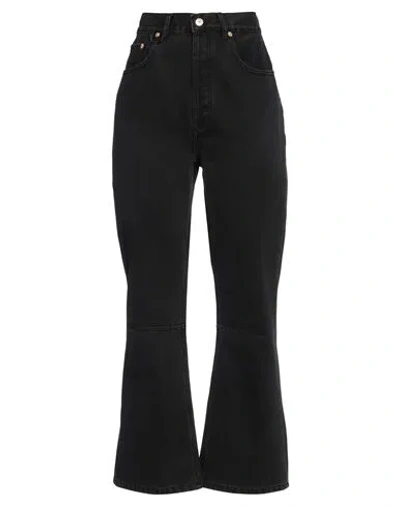 Jacquemus Woman Jeans Black Size 29 Recycled Cotton, Cotton