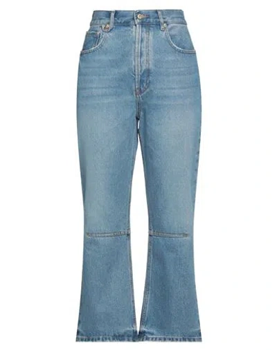 Jacquemus Woman Jeans Blue Size 27 Recycled Cotton, Cotton