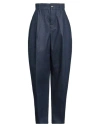 Jacquemus Curzio High Waist Trousers In Blue