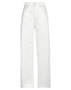 Jacquemus Le De Nimes Wide Leg Jeans In White