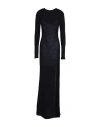 Jacquemus Woman Maxi Dress Black Size 8 Mohair Wool, Alpaca Wool, Polyamide In Black