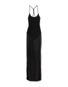 Jacquemus Woman Maxi Dress Black Size 8 Viscose, Polyamide, Elastane In Black