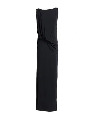 Jacquemus Woman Maxi Dress Black Size L Viscose, Polyester, Elastane