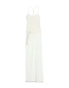 Jacquemus Woman Maxi Dress Ivory Size 2 Viscose, Polyamide, Elastane In White