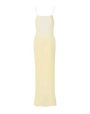 Jacquemus Woman Maxi Dress Yellow Size 6 Polyester In Yellow
