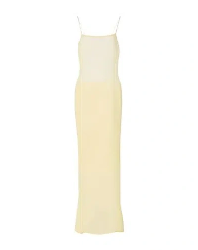 Jacquemus Woman Maxi Dress Yellow Size 6 Polyester