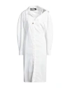 Jacquemus Woman Midi Dress White Size 2 Cotton