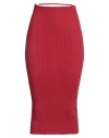 Jacquemus Red Les Sculptures 'la Jupe Pralù' Midi Skirt In 480 Dark Red
