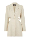 Jacquemus Suit Jacket Mini Dress In Beige