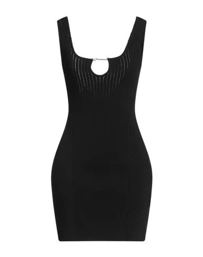 Jacquemus Viscose Dress In Black