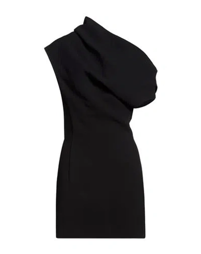 Jacquemus Woman Mini Dress Black Size 8 Polyester, Viscose