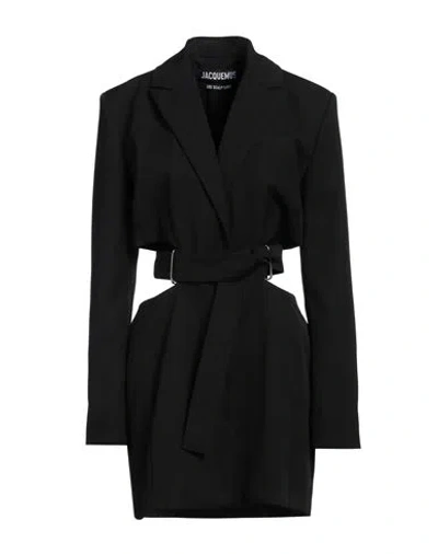 Jacquemus Woman Mini Dress Black Size 8 Viscose