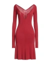 Jacquemus La Pralù Mini Dress In Red