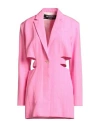 Jacquemus Woman Mini Dress Fuchsia Size 8 Viscose, Silk