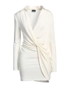Jacquemus Off-white Le Chouchou 'la Robe Bahia Jersey' Minidress In White
