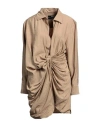 Jacquemus Beige Le Chouchou 'la Robe Bahia' Minidress In Beige