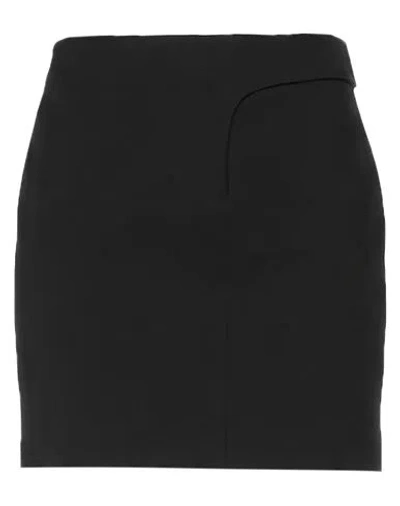 Jacquemus Woman Mini Skirt Black Size 6 Polyester, Viscose, Cotton, Elastane