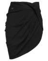 Jacquemus La Jupe Asymmetric Miniskirt In Black