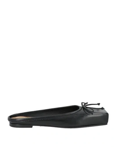 JACQUEMUS JACQUEMUS WOMAN MULES & CLOGS BLACK SIZE 7 LEATHER