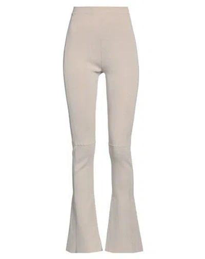 Jacquemus Woman Pants Beige Size 6 Viscose, Polyamide, Linen, Elastane