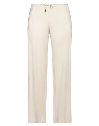 Jacquemus Woman Pants Beige Size 6 Viscose, Virgin Wool, Elastane