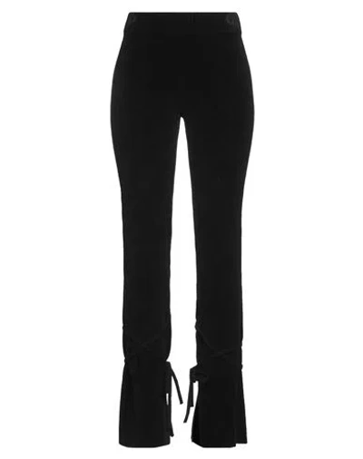 Jacquemus Woman Pants Black Size 4 Viscose, Cotton