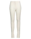 Jacquemus Woman Pants Cream Size 4 Viscose, Linen, Elastane In White