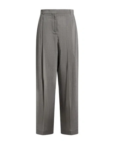 Jacquemus Woman Pants Grey Size 8 Virgin Wool, Elastane In Gray