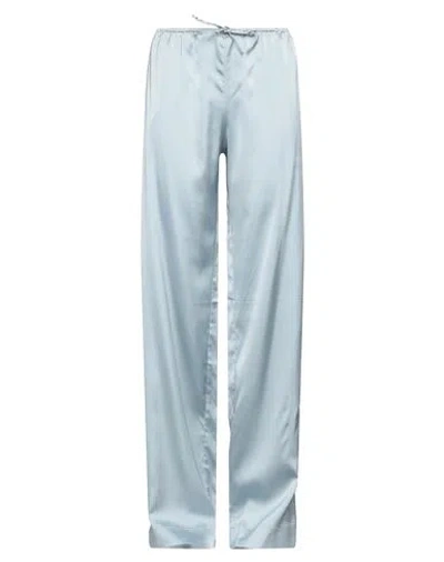 Jacquemus Woman Pants Light Blue Size 4 Viscose, Elastane
