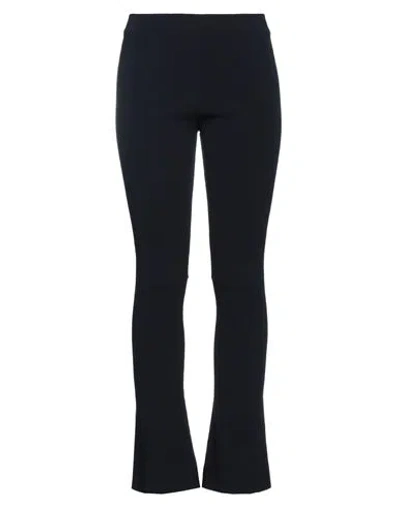 Jacquemus Woman Pants Navy Size 14 Viscose, Polyamide, Linen, Elastane In Navy Blue