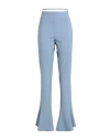 Jacquemus Woman Pants Pastel Blue Size 0 Wool, Elastane