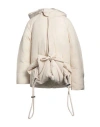 Jacquemus Woman Puffer Off White Size 4 Polyamide