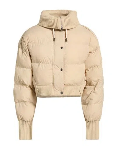 Jacquemus Woman Puffer Sand Size 8 Polyamide In Neutral