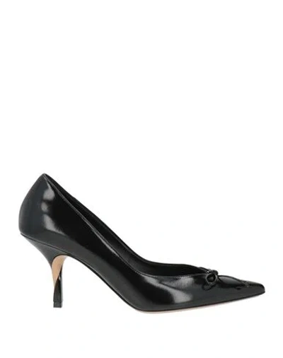 Jacquemus Woman Pumps Black Size 7 Leather
