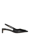 Jacquemus Pointed Toe Pumps With Geometric Embellishments In Black