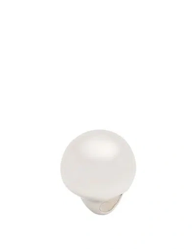 Jacquemus Woman Ring Silver Size 5.25 Metal In Neutral